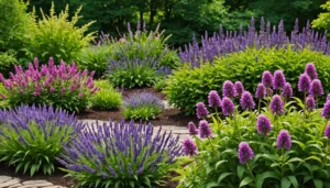 grande vivace à fleurs violettes
