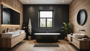carrelage bois moderne pour salle de bain